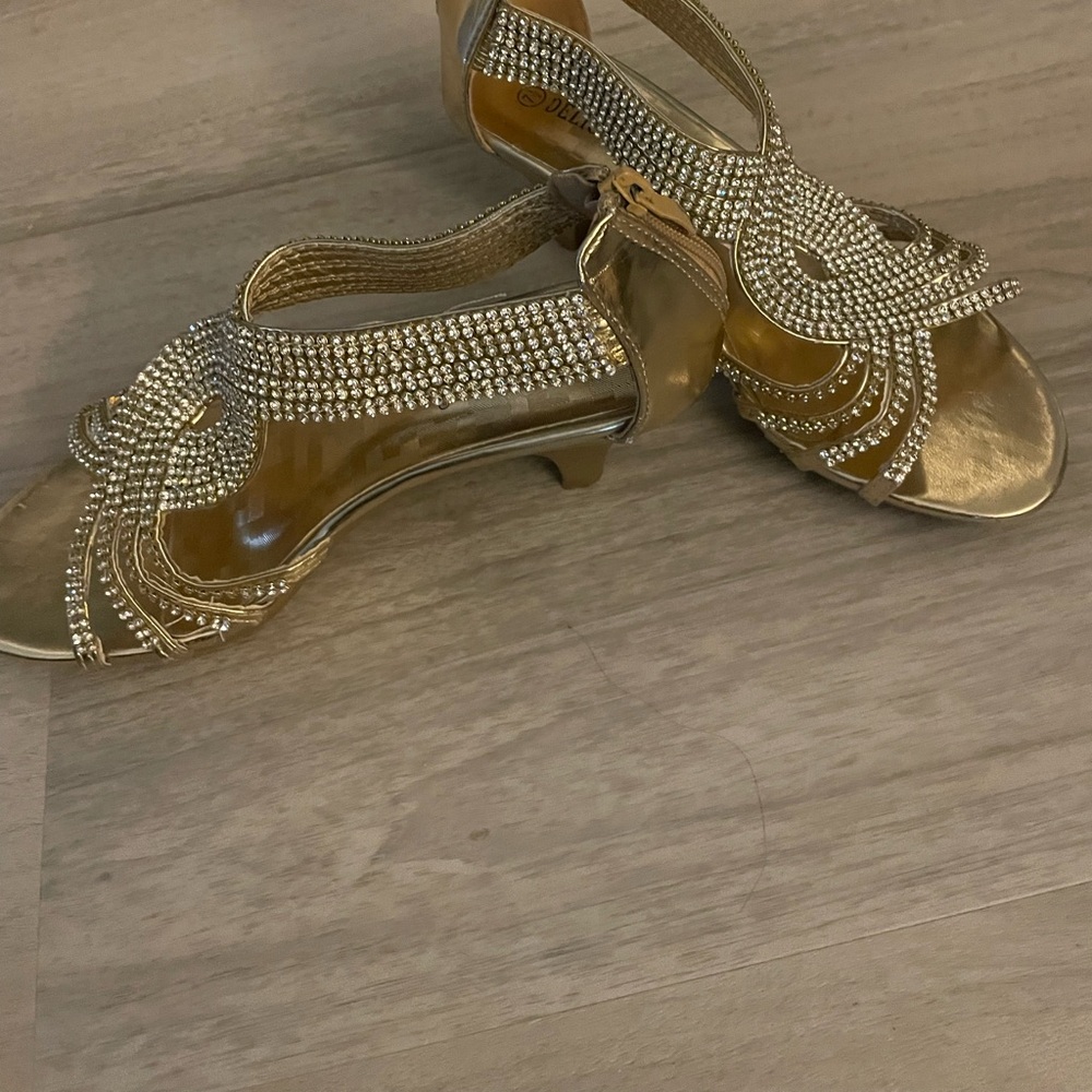 Dazzling Gold Women's Heels